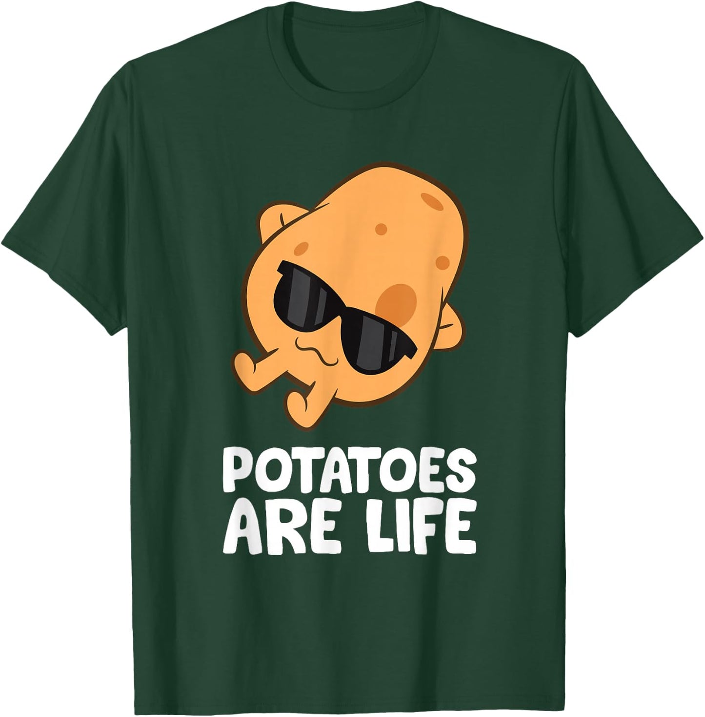 Potatoes Are Life Love Potatoes T-Shirt - T-Shirt | Forest