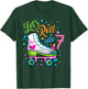 Let's Rolling Into 7 Years Old 7th Birthday Skating Unicorn T-Shirt - T-Shirt | Forest