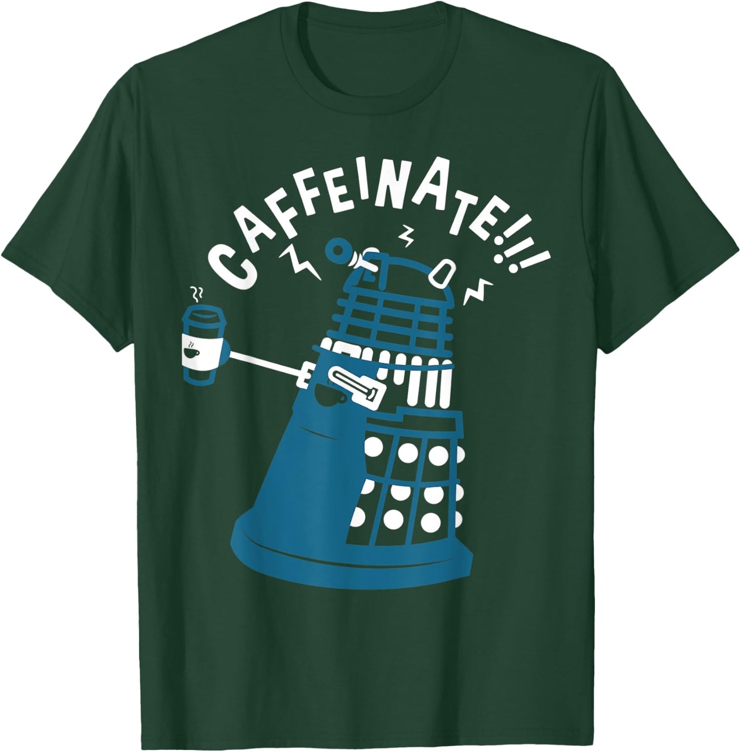 Caffeinate Funny Coffee Gift T-Shirt - T-Shirt | Forest