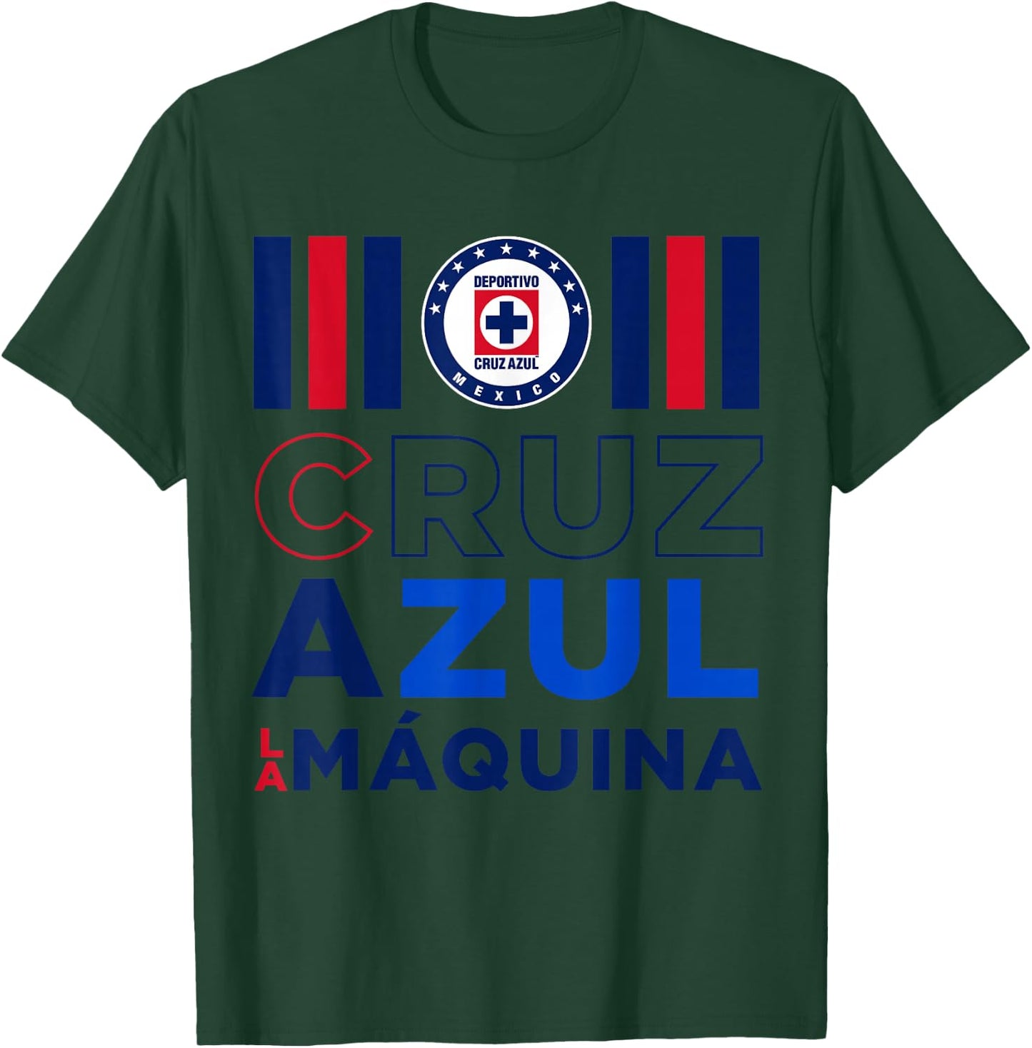 Cruz Azul - Score Big with Our Exclusive Collection T-Shirt - T-Shirt | Forest