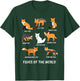 Foxes of the World Fox Lover T-Shirt - T-Shirt | Forest
