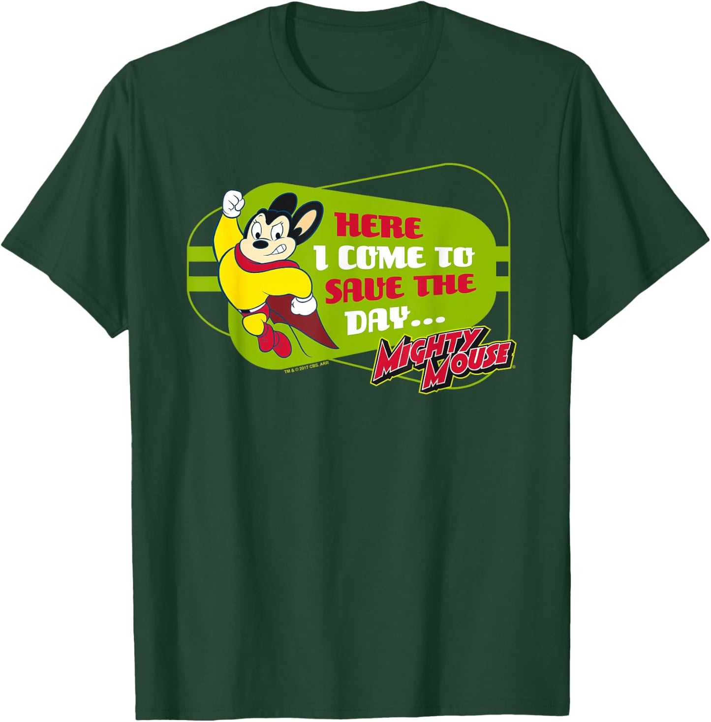 Mighty Mouse Here I Come T-Shirt - T-Shirt | Forest