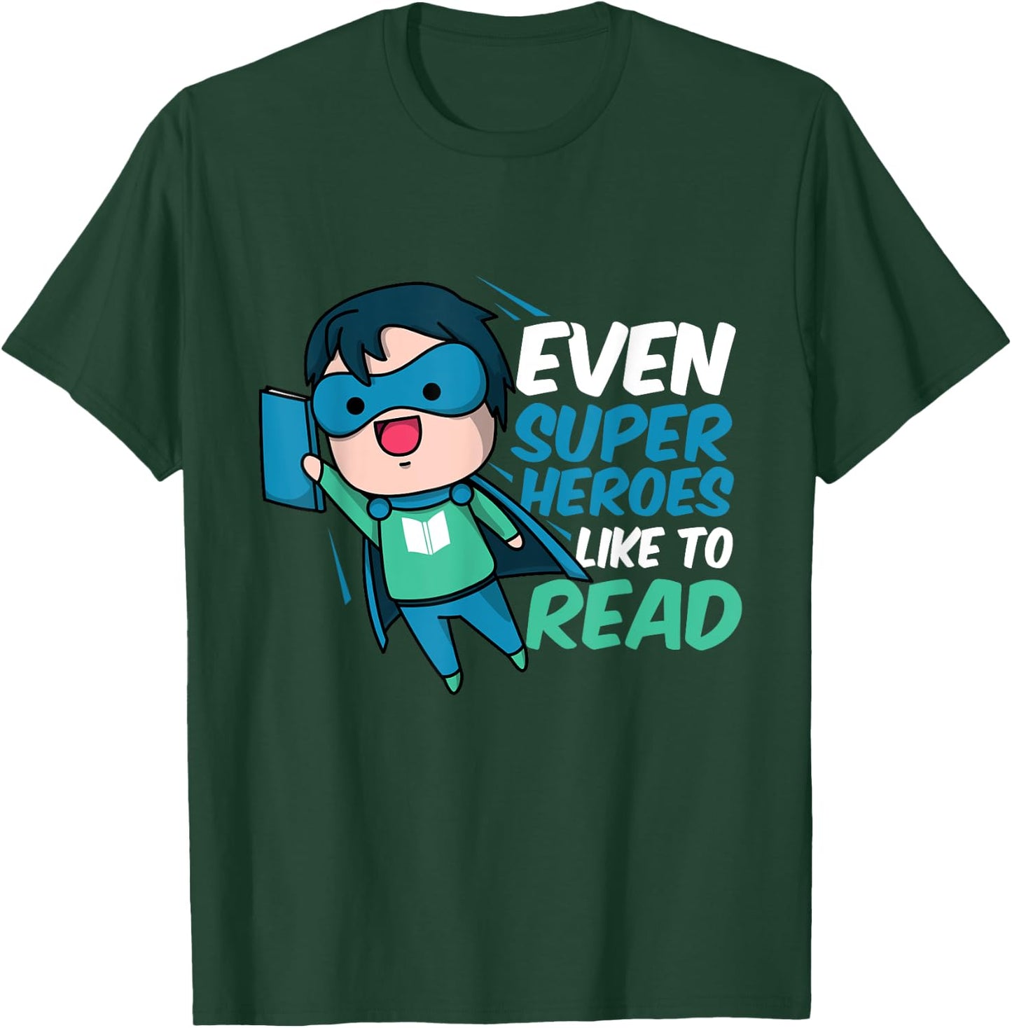 Super Hero Teacher Librarian Superhero T-Shirt - T-Shirt | Forest
