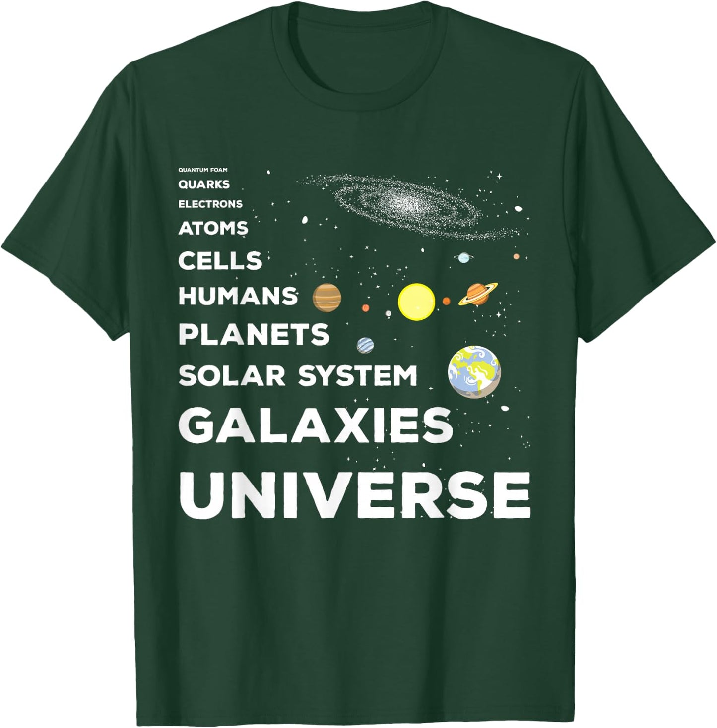 Universe Physicist Quantum Mechanics Quant Astrophyisk T-Shirt - T-Shirt | Forest