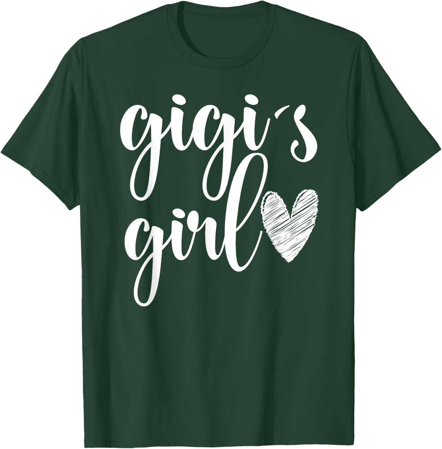 Funny Matching Gigi Girl for Grandma Whit Girl Mother's Day Small T-Shirt - T-Shirt | Forest