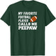 My Favorite Football Player Calls Me Peepaw Grandpa T-Shirt - T-Shirt | Forest