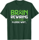 Brain Rewiring Traumatic Brain Injury Ribbon TBI Survivor T-Shirt - T-Shirt | Forest