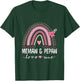 Kids Memaw and Pepaw Love Me Girls Granddaughter Boho Rainbow T-Shirt - T-Shirt | Forest
