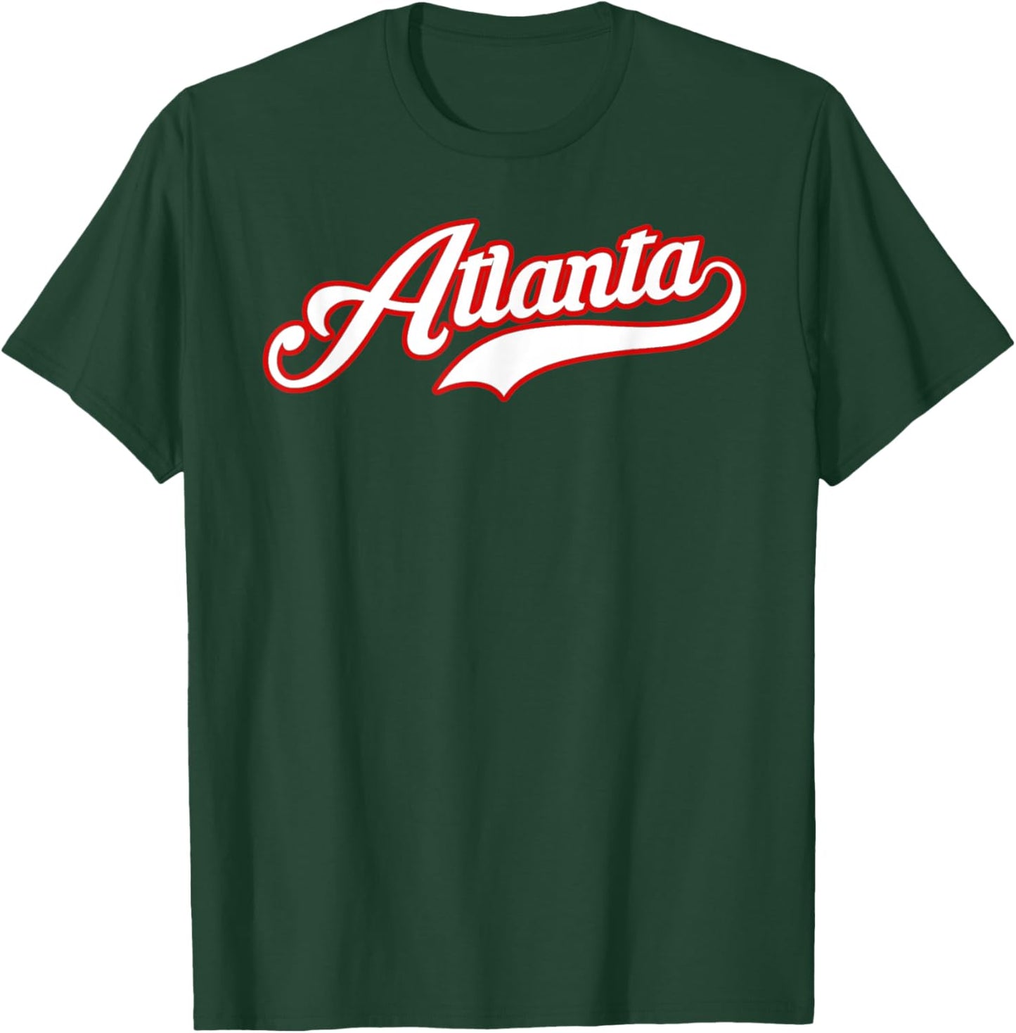 Vintage Atlanta Baseball ATL Gameday T-Shirt - T-Shirt | Forest