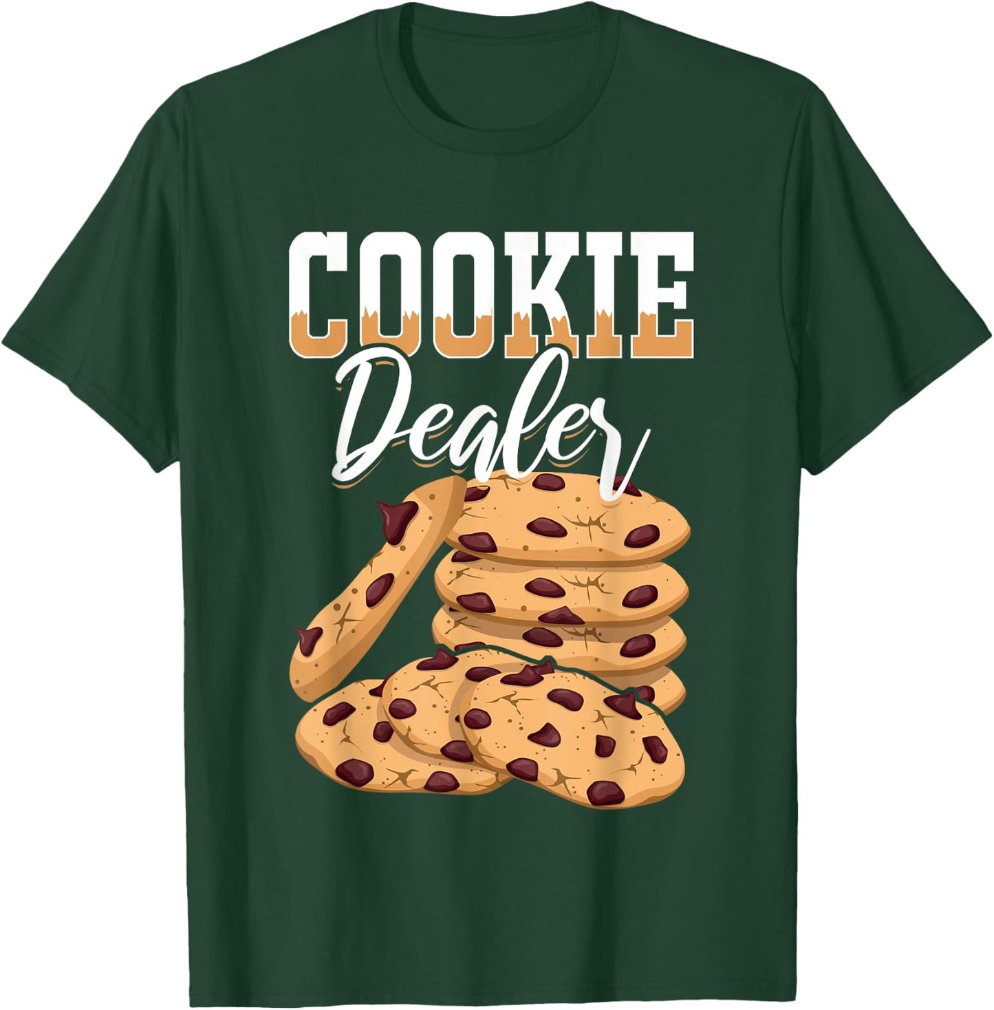 Cookie Dealer Cute Cookie Lover Baker Pastry Maker T-Shirt - T-Shirt | Forest