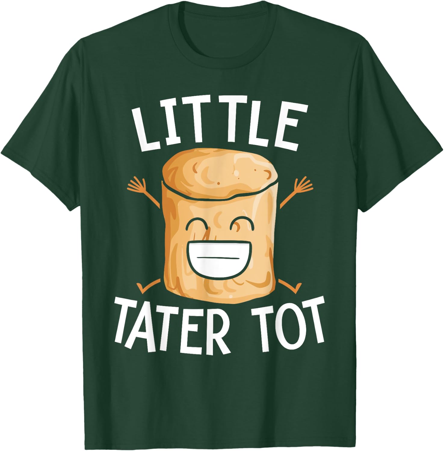 Little Tater Tot Potato Eater Vegan Spud Life Vegetarian T-Shirt - T-Shirt | Forest