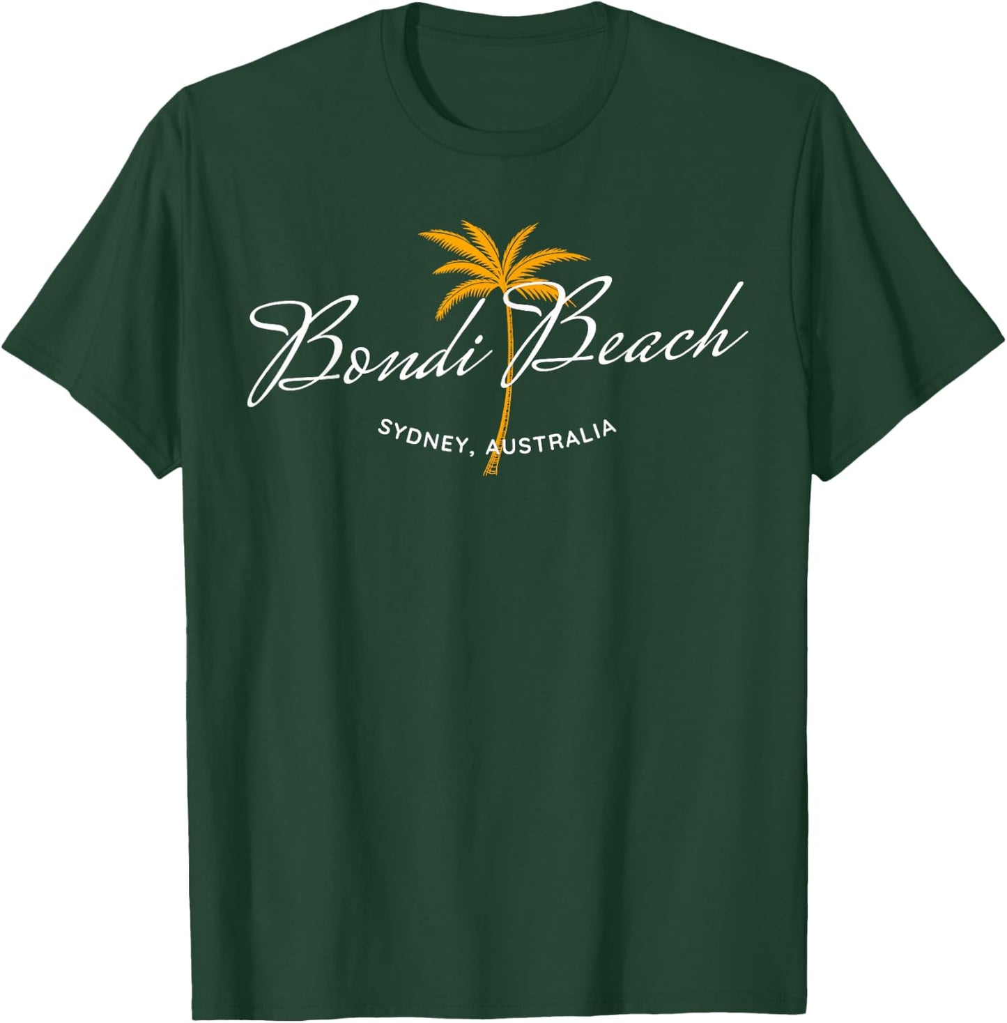 Bondi Beach Sydney Australia Retro T-Shirt - T-Shirt | Forest