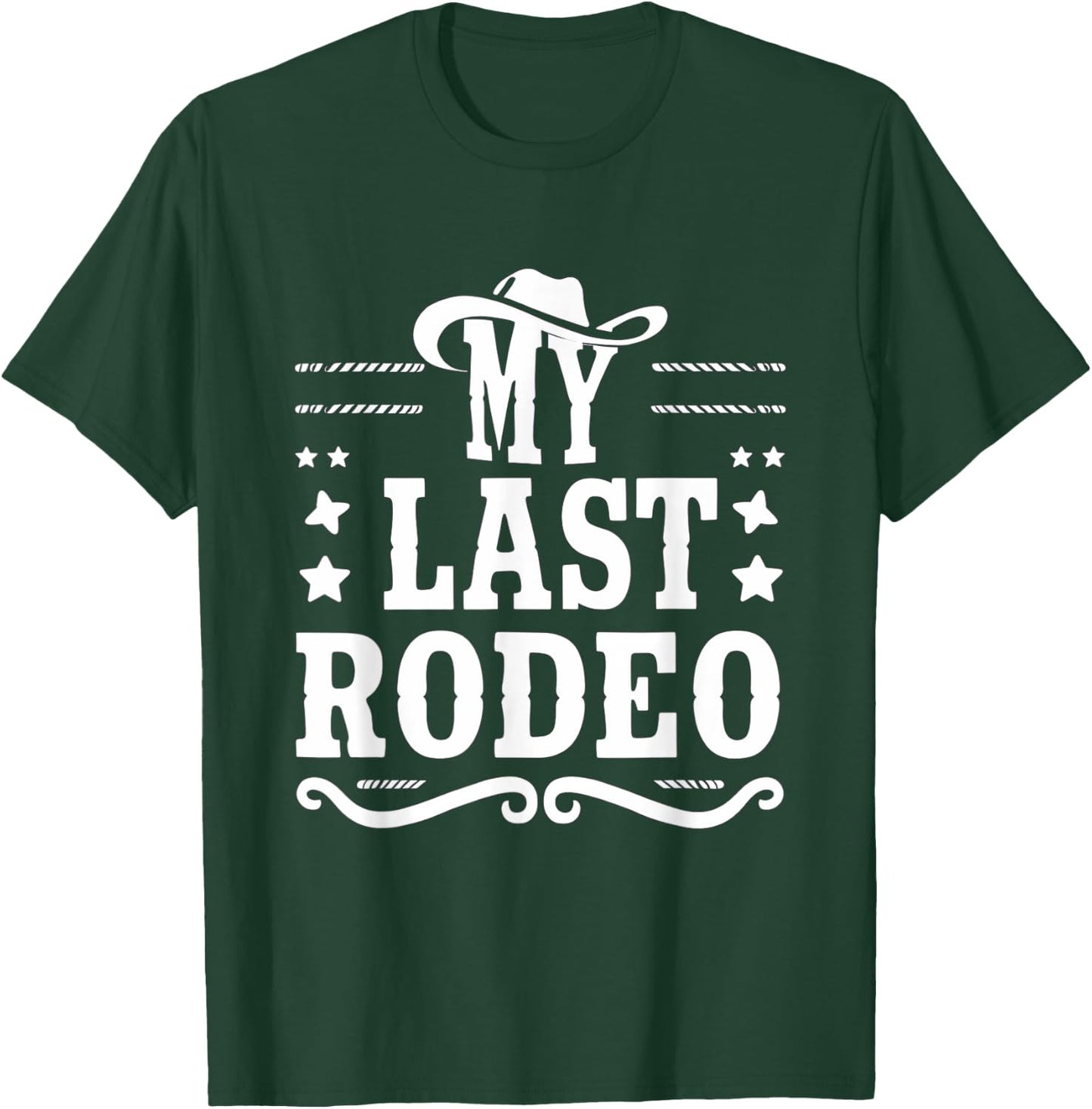 My Last Rodeo Bachelorette Bash Bridal Shower Party T-Shirt - T-Shirt | Forest