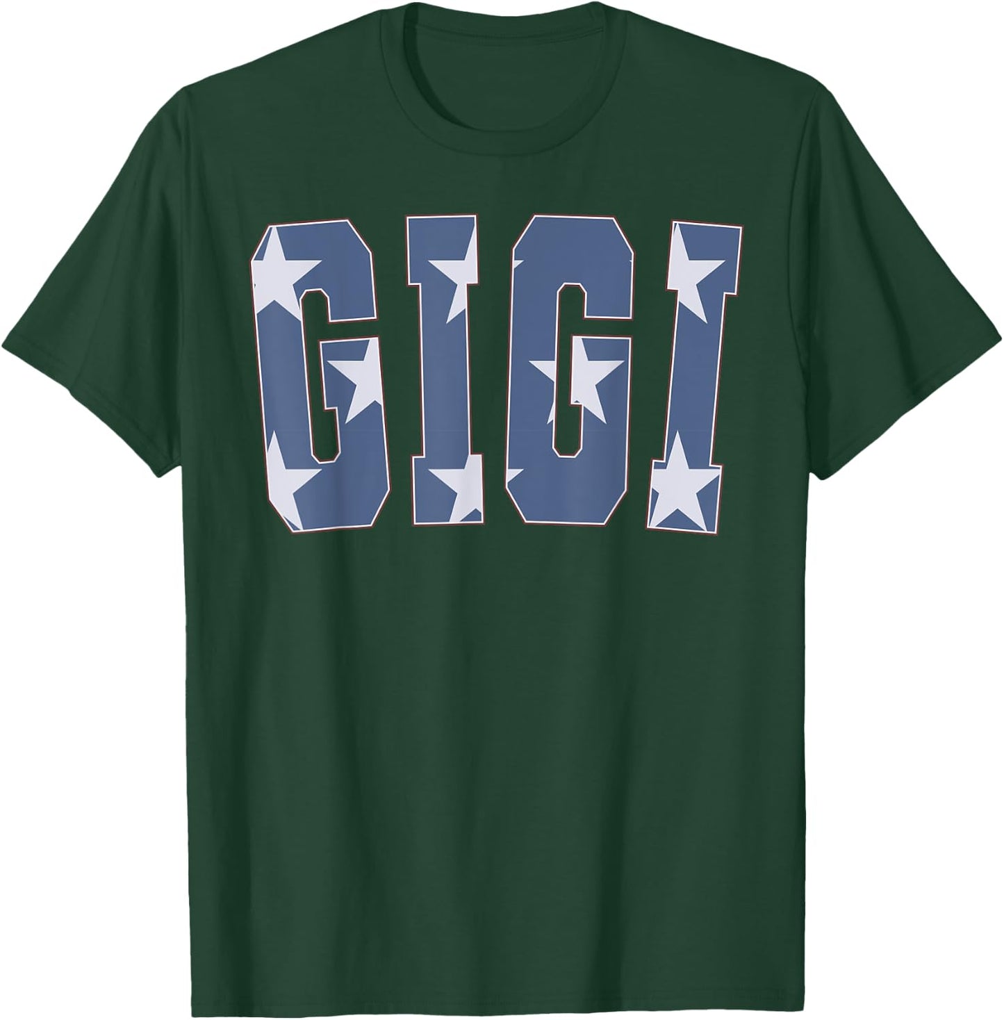 American Flag Gigi Matching Family 4th of July T-Shirt - T-Shirt | Forest