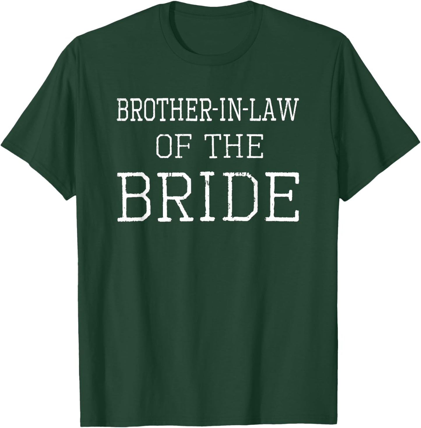 Brother-in-law of the bride - coordinating wedding party T-Shirt - T-Shirt | Forest