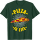 Funny Pizza Gift Pizza Lovers Boys Girls Pizza Is Life T-Shirt - T-Shirt | Forest