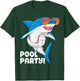 Pool Party Unicorn Float Summer Vacation Funny Shark Swim Men Women Girls Kids T-Shirt - T-Shirt | Forest