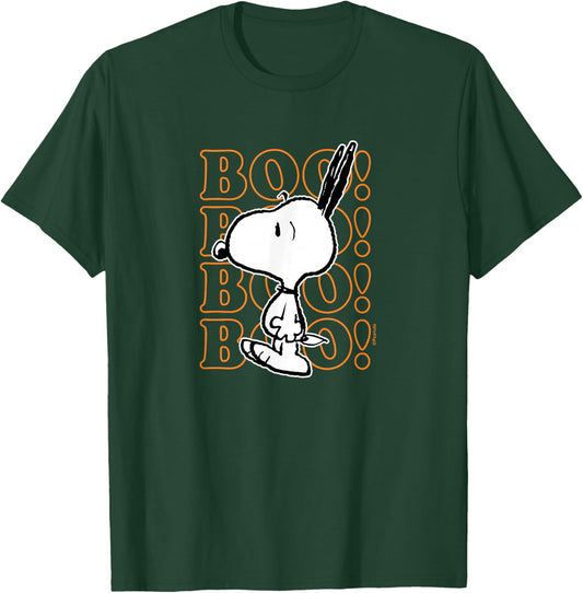 Peanuts - Halloween - Boo Snoopy Scared T-Shirt - T-Shirt | Forest