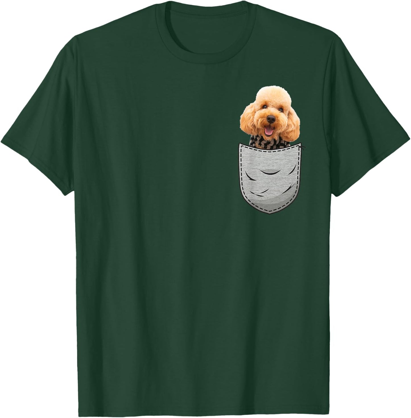 Cute Poodle Poodle Dog Caniche Dog Lover and T-Shirt - T-Shirt | Forest