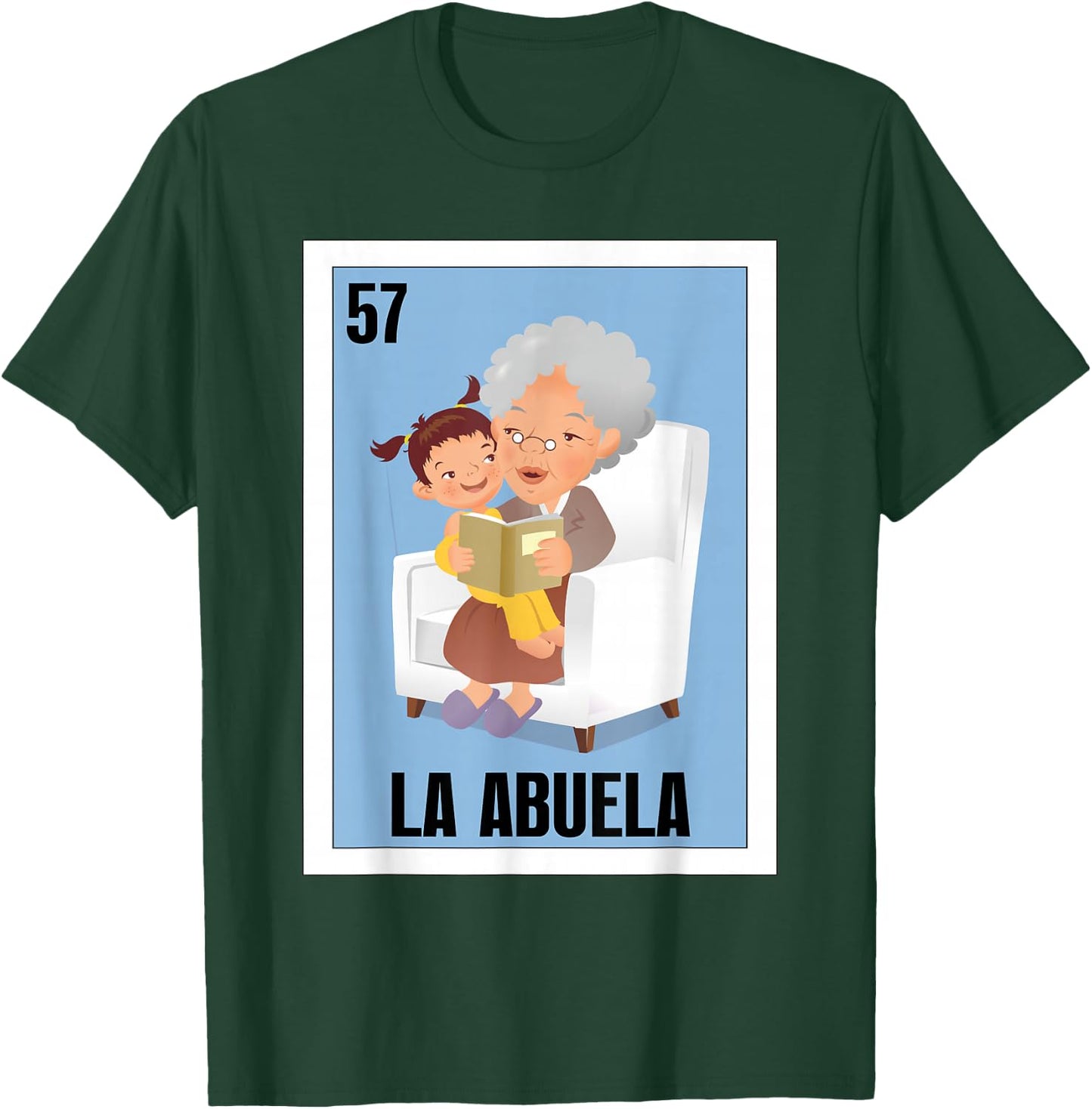 Funny Mexican Grandma Design - La Abuela T-Shirt - T-Shirt | Forest