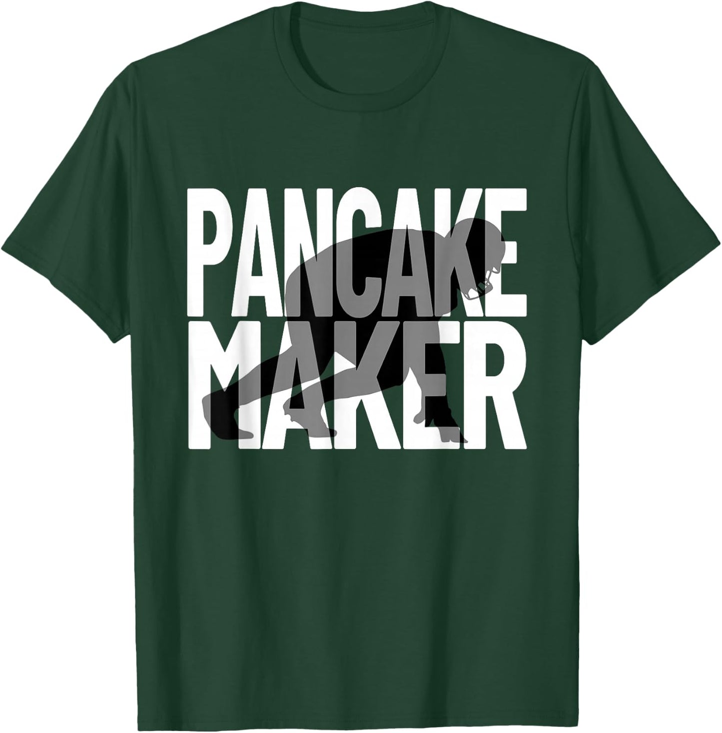 Funny Football Player Meme Lineman Pancake Maker T-Shirt - T-Shirt | Forest