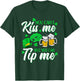 St Patrick's Day Lucky Shamrock Waitress Bartender Waiter T-Shirt - T-Shirt | Forest