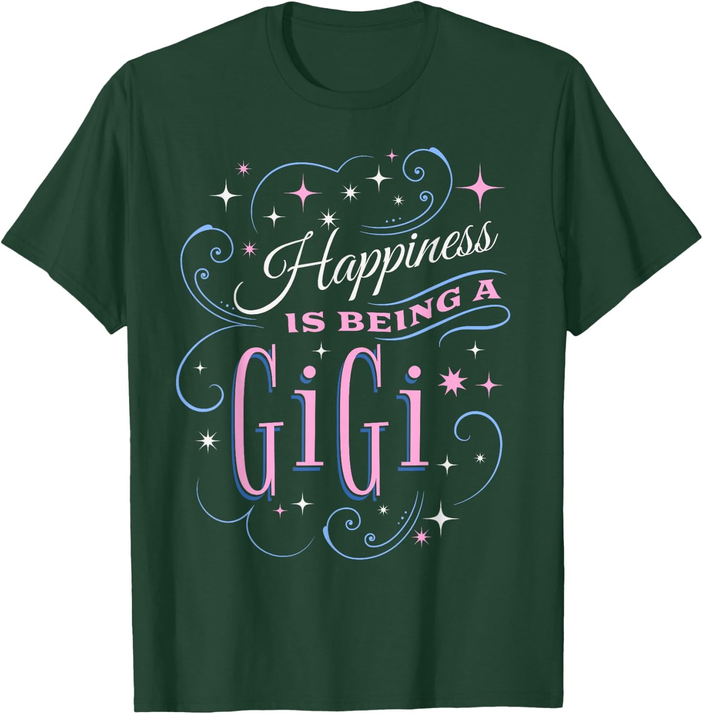 Happiness Is Being A Gigi Cute Grandma Mother's Day Women's T-Shirt - T-Shirt | Forest