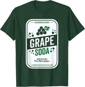 Soda Group Halloween Costume Grape Soda T-Shirt - T-Shirt | Forest