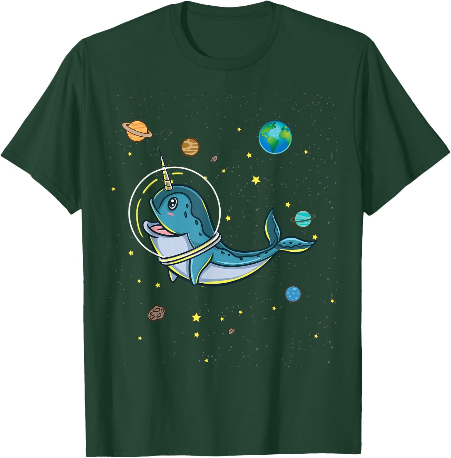 Narwhal In Space Narwhal Lover T-Shirt - T-Shirt | Forest