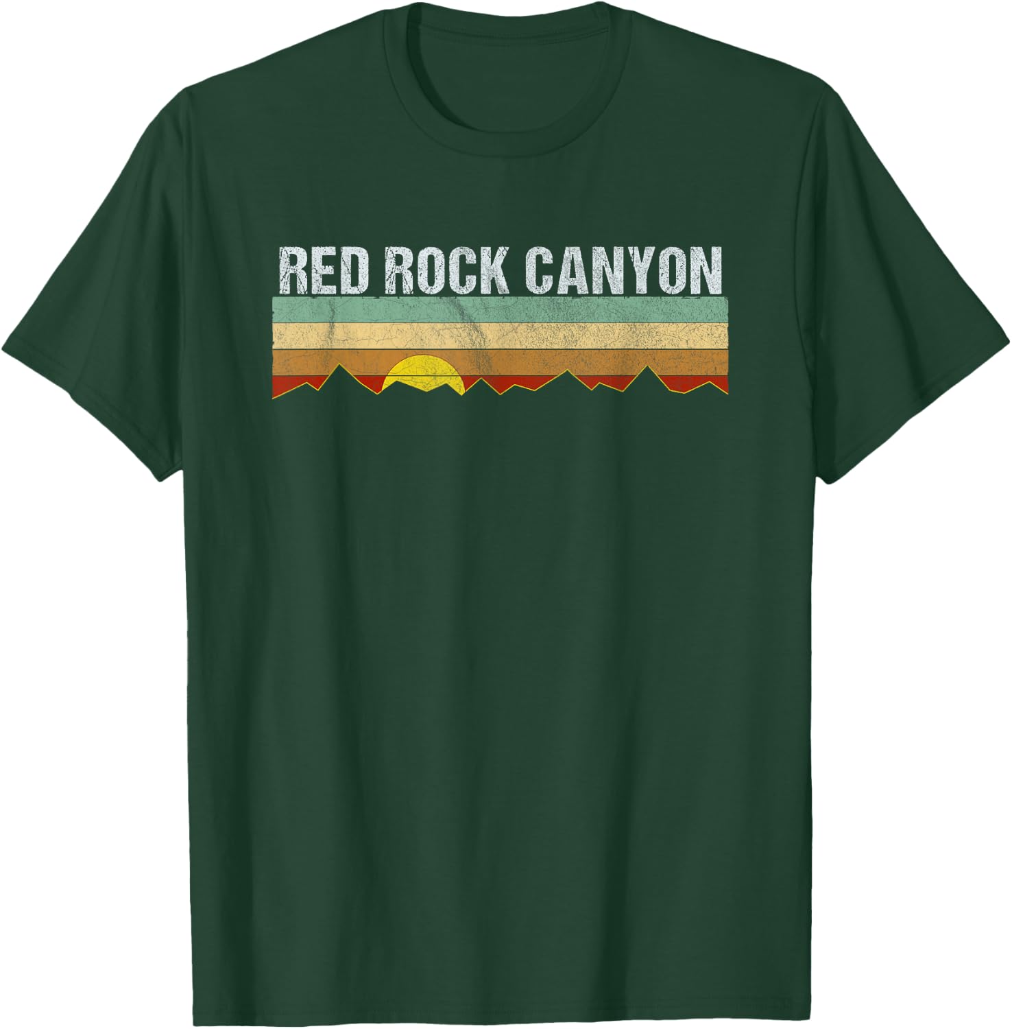 Vintage Red Rock Canyon Nevada Retro T-Shirt - T-Shirt | Forest