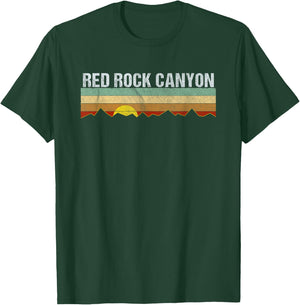 Vintage Red Rock Canyon Nevada Retro T-Shirt - T-Shirt | Forest