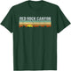 Vintage Red Rock Canyon Nevada Retro T-Shirt - T-Shirt | Forest