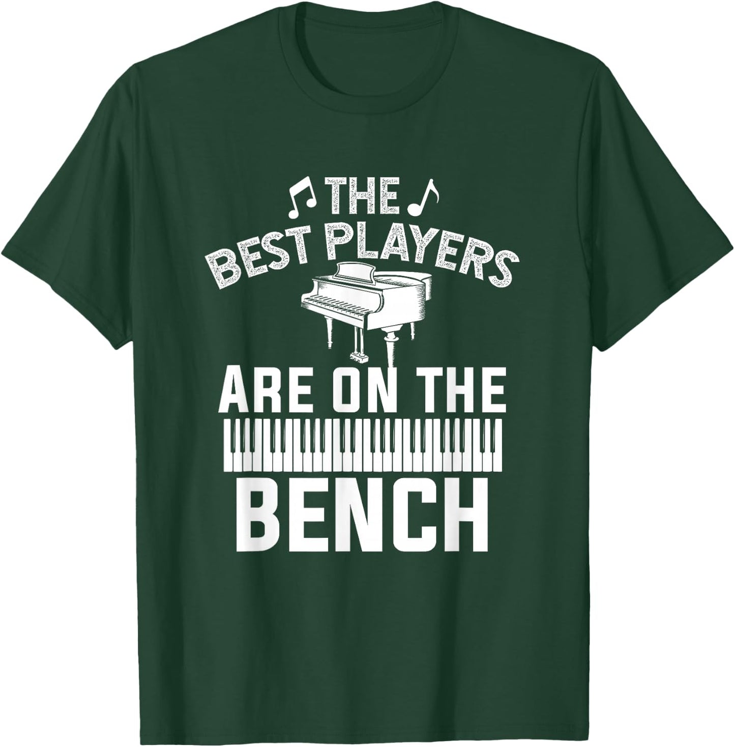 Funny Piano Player Art Men Women Musician Orchestra Teacher T-Shirt - T-Shirt | Forest
