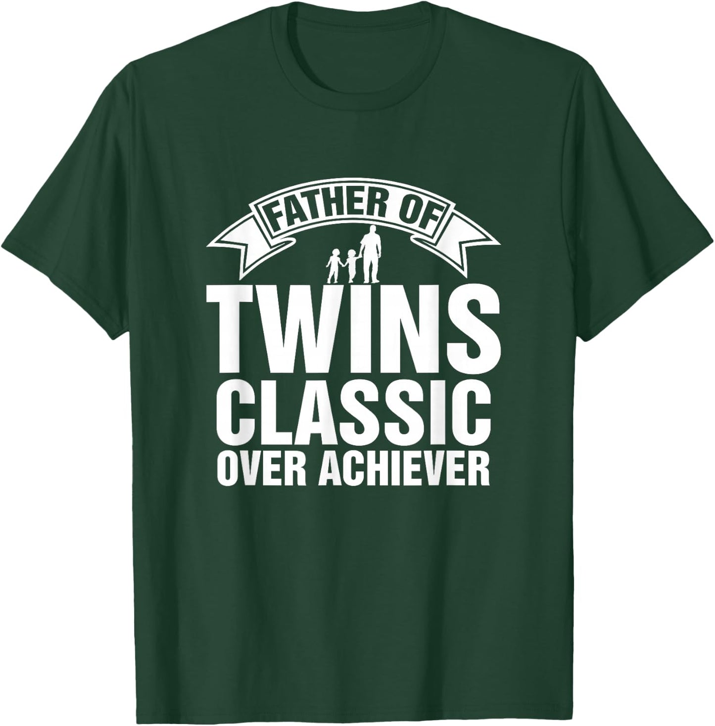 Funny Twin Dad Fathers Day - Twin Daddy T-Shirt - T-Shirt | Forest