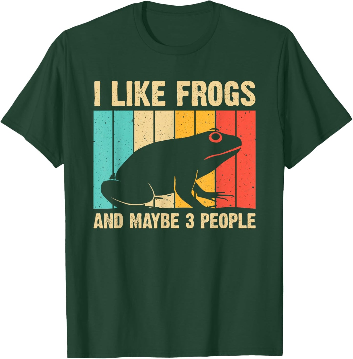 Cute Frog Design For Toad Lover Men Women Amphibian Animals T-Shirt - T-Shirt | Forest