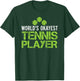 World's Okayest Tennis Player Funny Tennis T-Shirt - T-Shirt | Forest