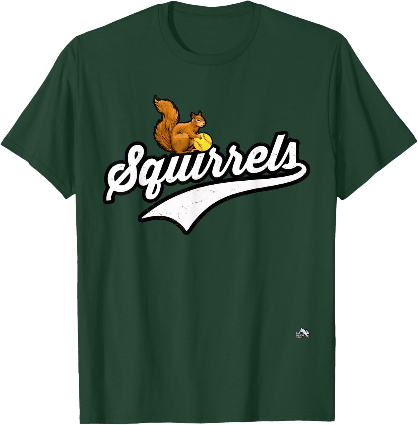 Squirrel Softball Team T-Shirt - T-Shirt | Forest