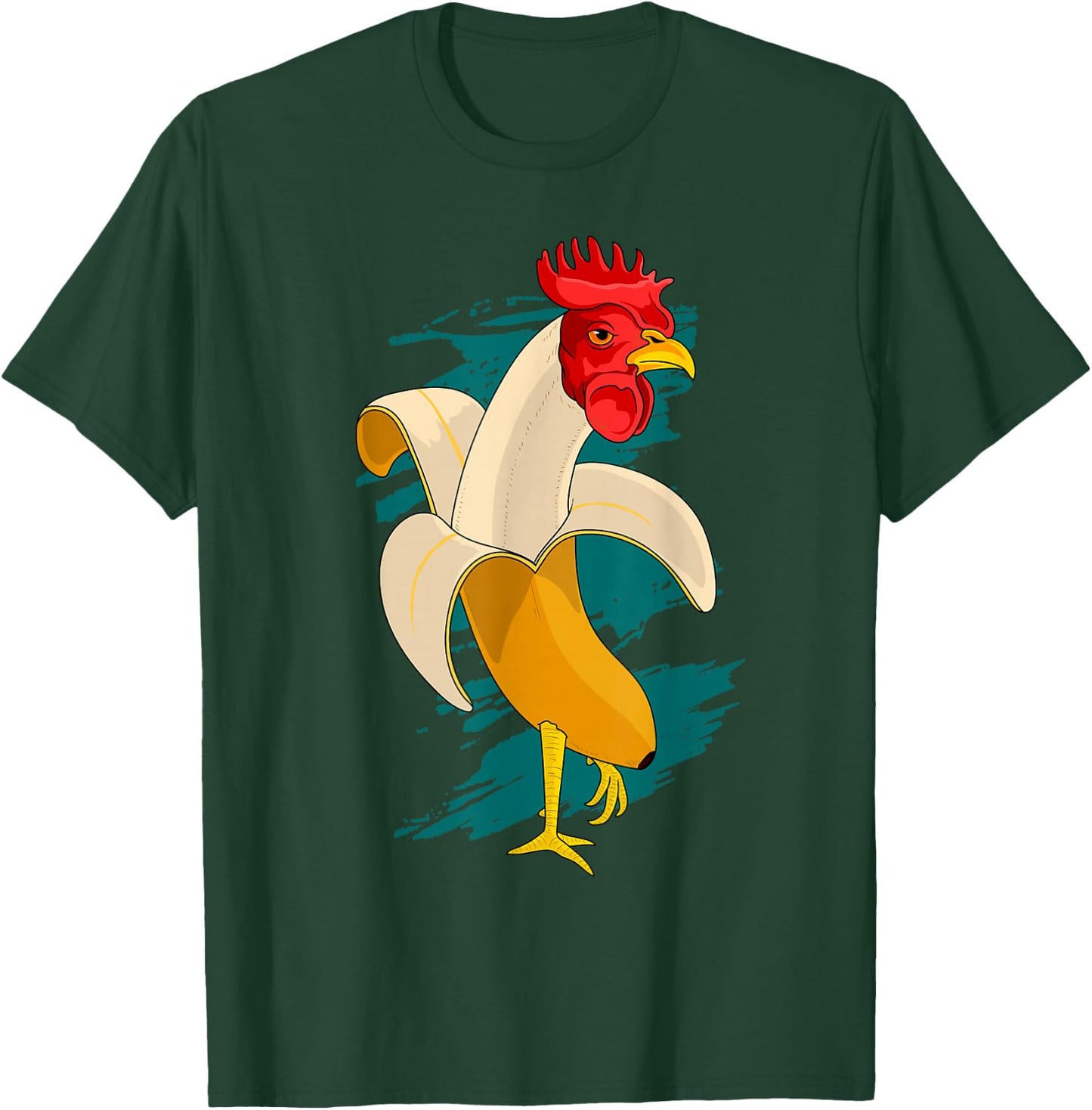 Chicken Banana Farming Chickens T-Shirt - T-Shirt | Forest