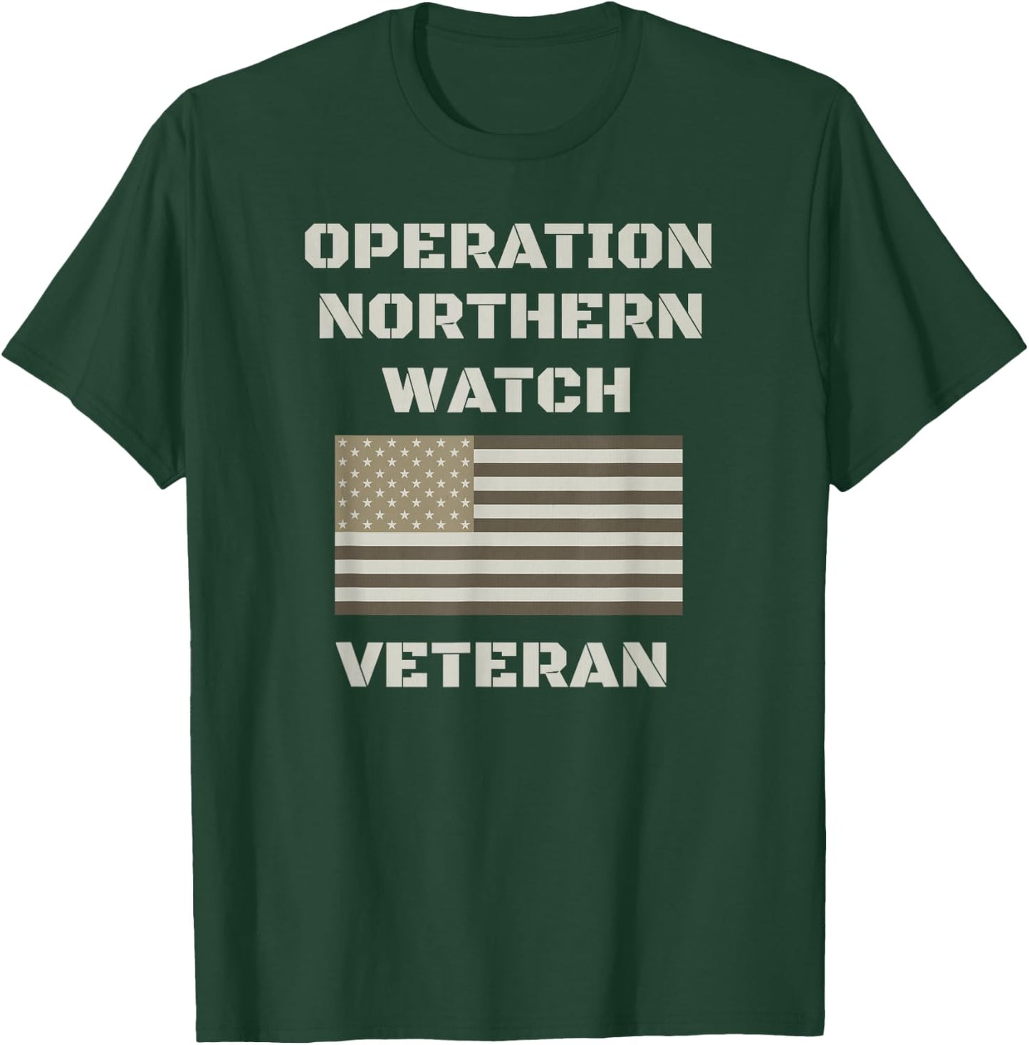 Operation Northern Watch Military Veteran T-Shirt - T-Shirt | Forest