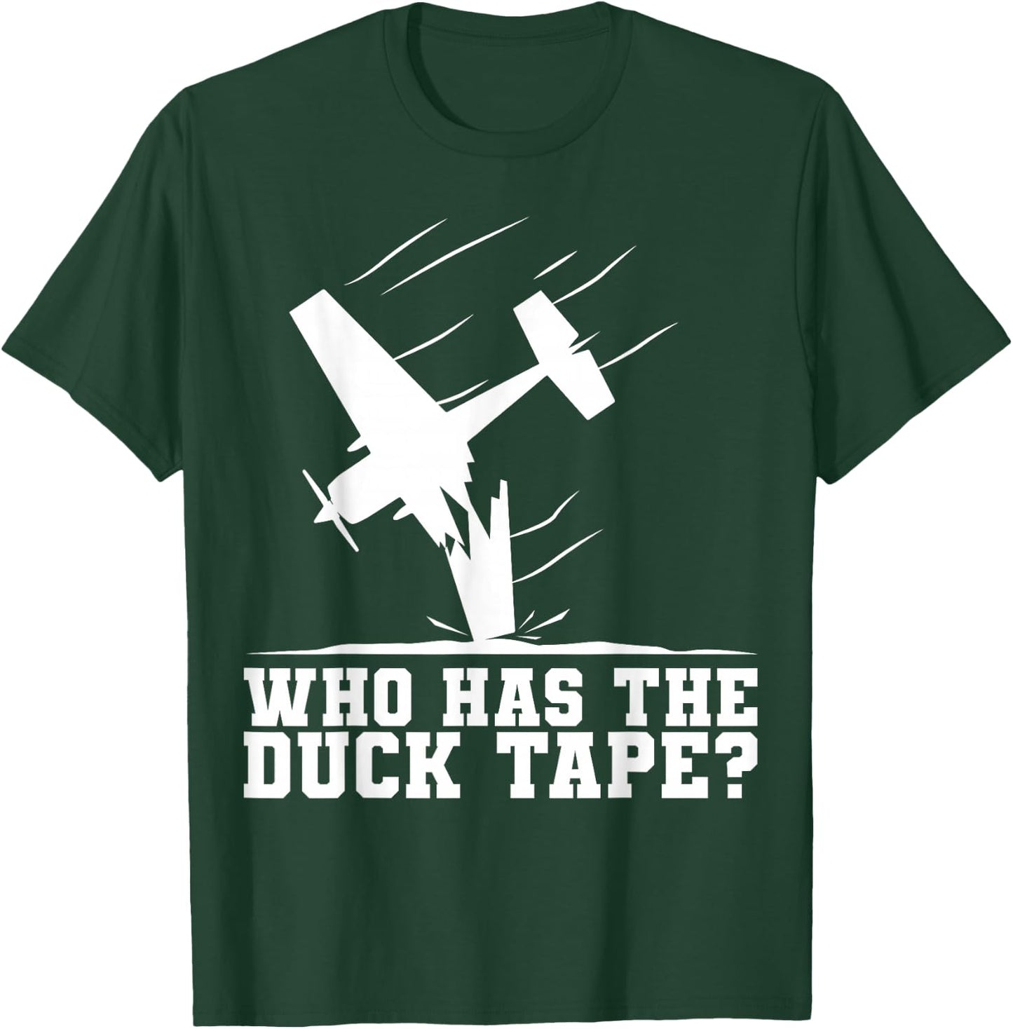 RC Airplane Crashed ElectronicIdea Battery Plane Aerodynamic T-Shirt - T-Shirt | Forest