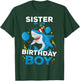 Sister of The Birthday Boy Shark Ocean Theme Matching Family T-Shirt - T-Shirt | Forest