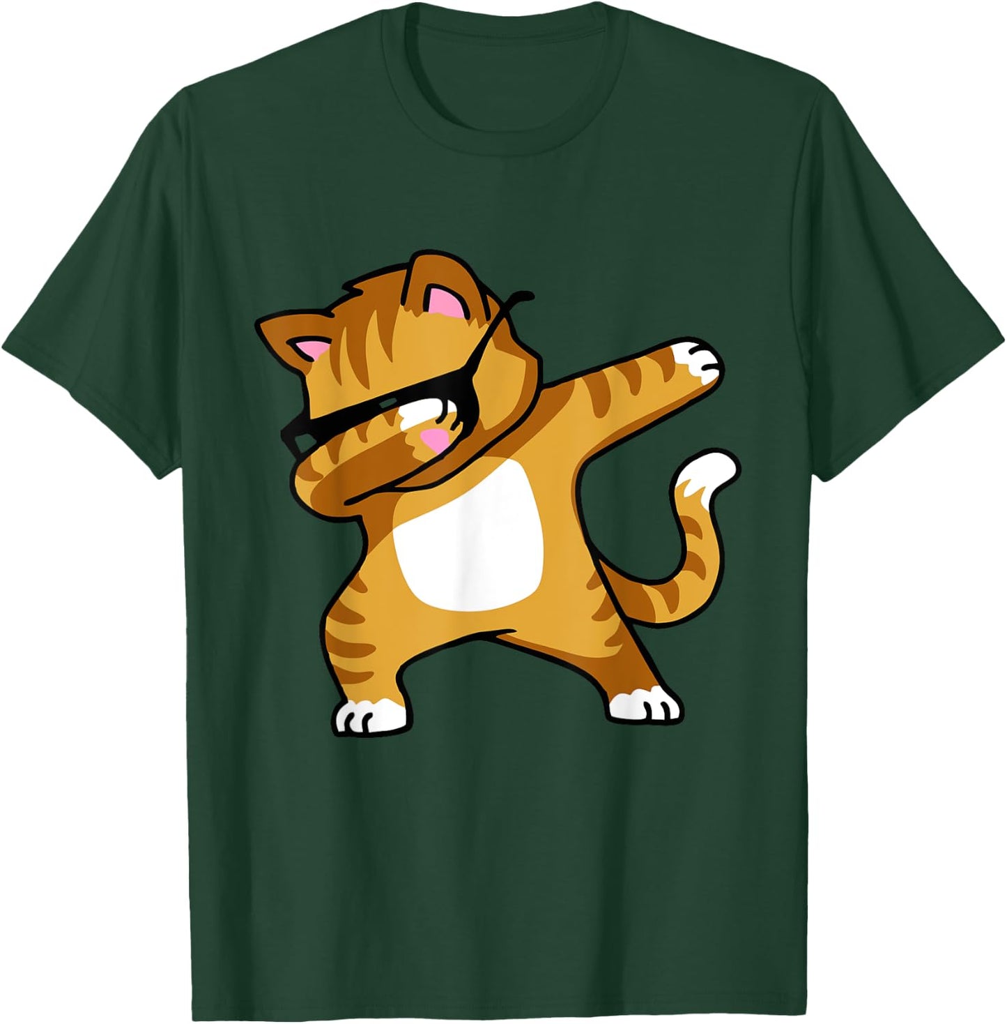 Kitten Funny Dab Kitty Funny Gift Dabbing Cat T-Shirt - T-Shirt | Forest