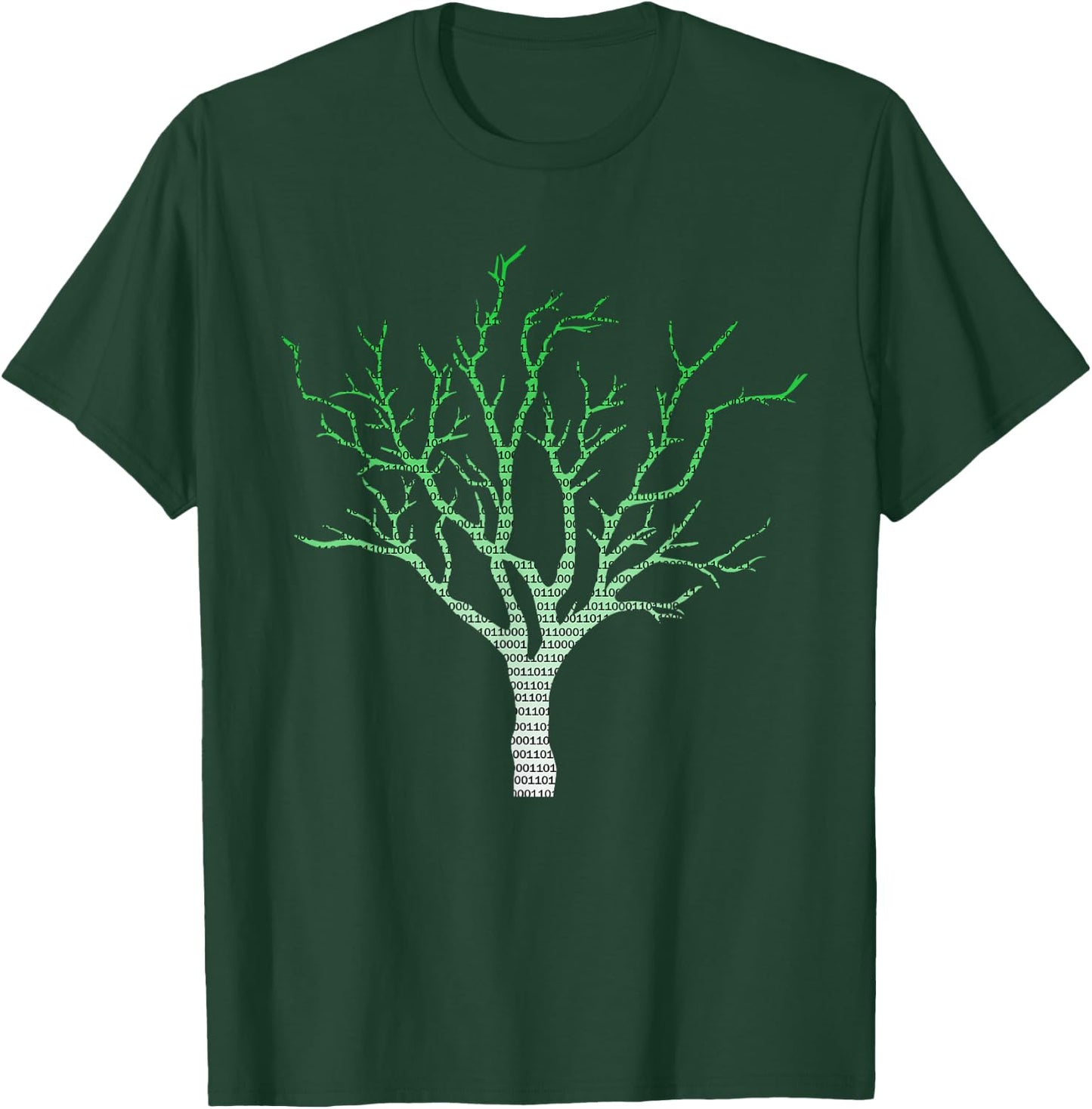 Binary Tree Computer Programmer Coding T-Shirt - T-Shirt | Forest