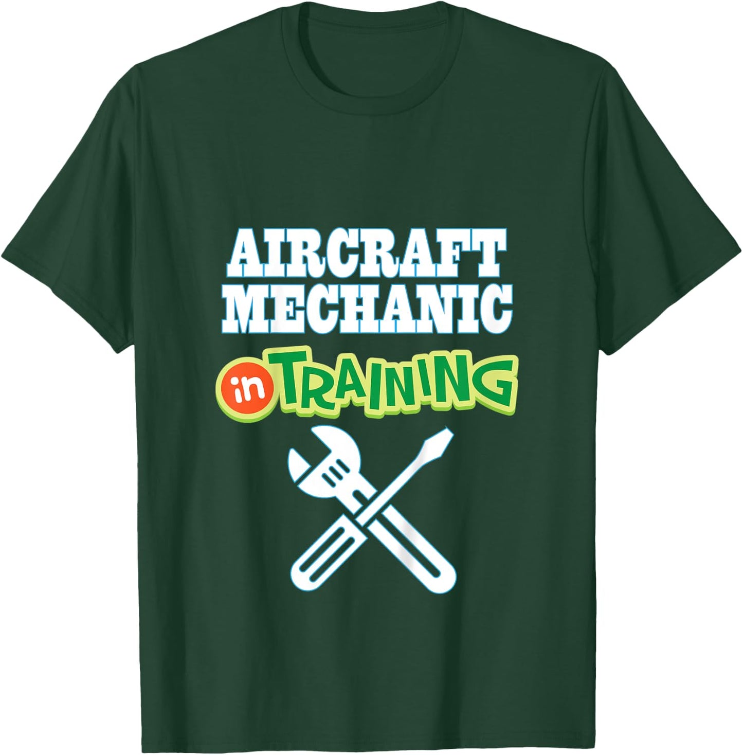 Kids Future Aircraft Mechanic T-Shirt - T-Shirt | Forest