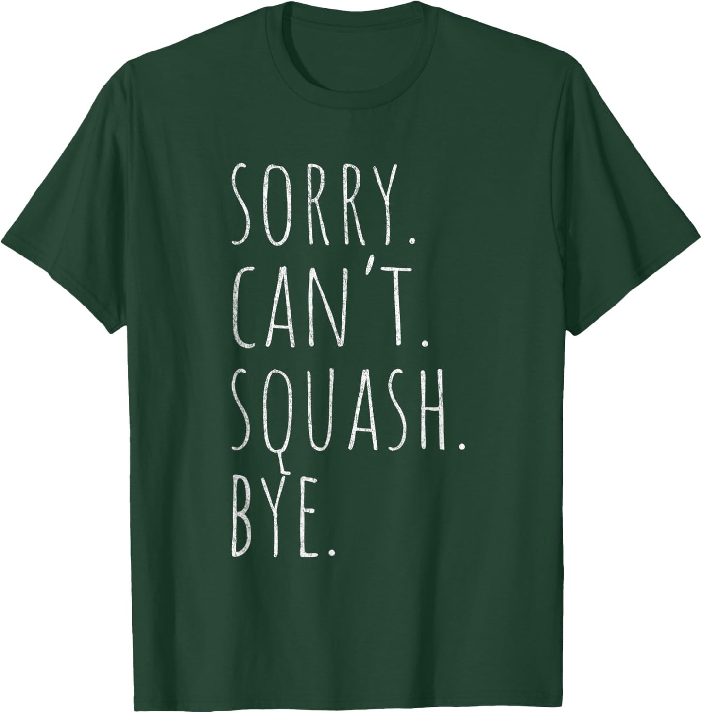 Funny Squash Player Squash Racket Ball T-Shirt - T-Shirt | Forest