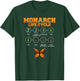 Monarch Butterfly Life Cycle Butterflies Nature Lover T-Shirt - T-Shirt | Forest