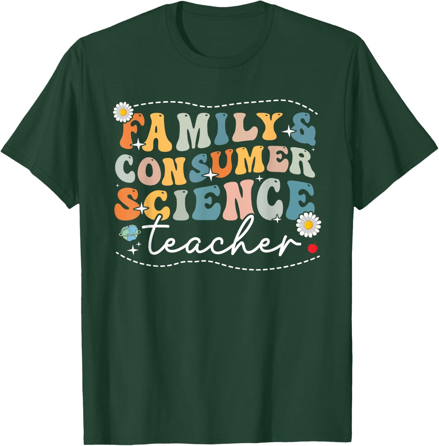 Back To School Family and Consumer Science Facs Cute Teacher T-Shirt - T-Shirt | Forest