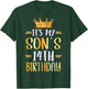 It's My Son's 14th Birthday Happy 14 Years Old T-Shirt - T-Shirt | Forest
