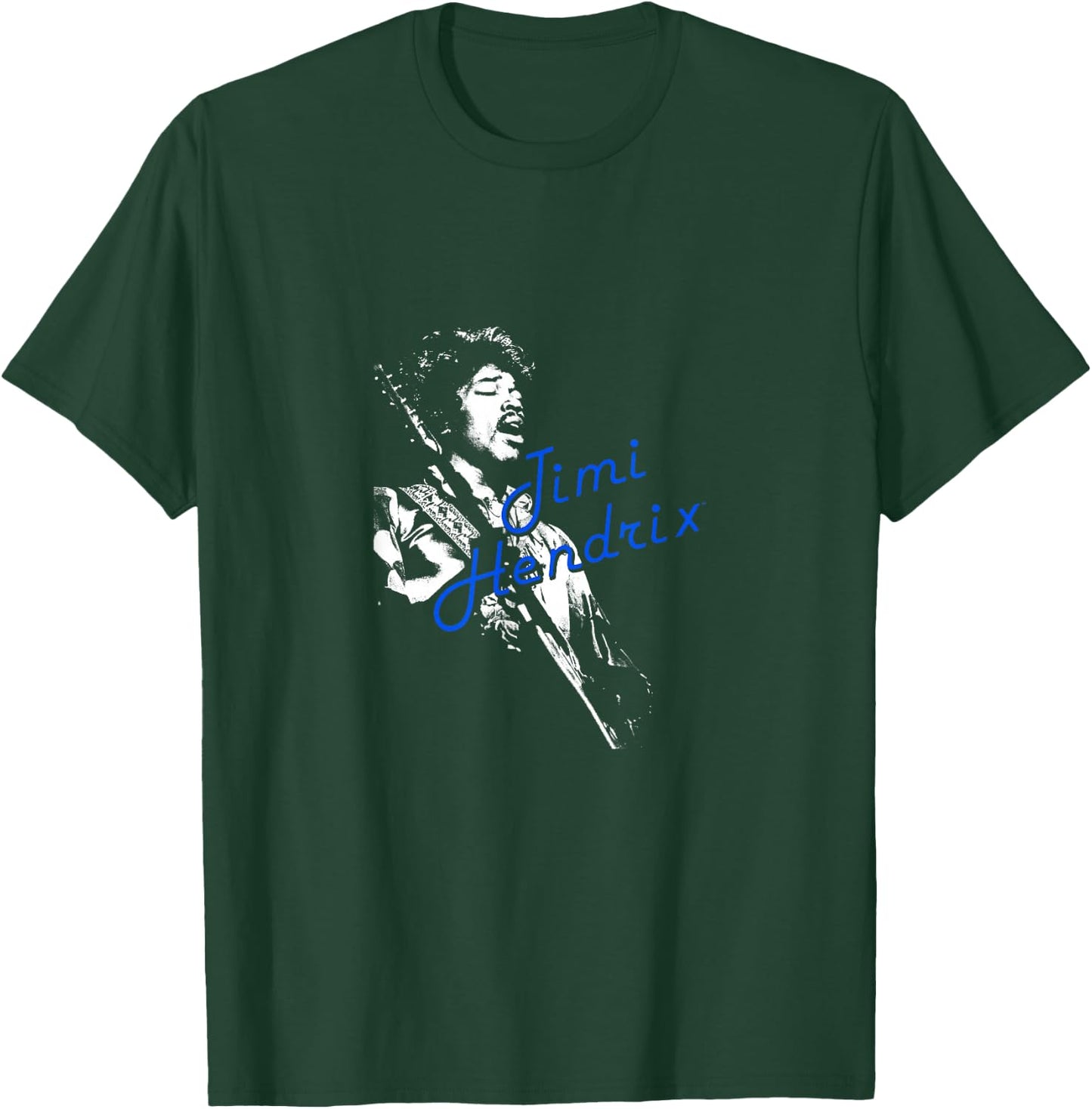 Jimi Hendrix White Silhouette T-Shirt - T-Shirt | Forest