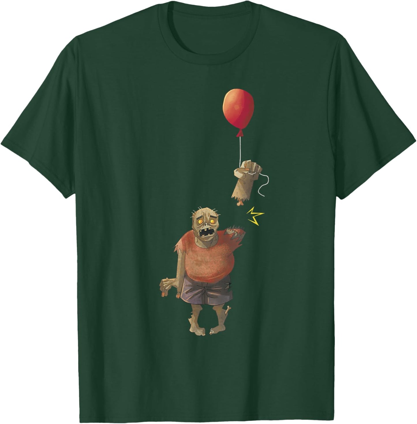 Zombie Birthday Party Shirt Funny Balloon Halloween Costume T-Shirt - T-Shirt | Forest